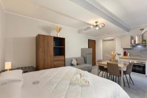 Kuchyň nebo kuchyňský kout v ubytování Residence Brugnano