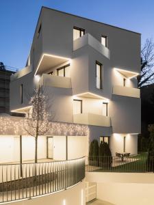 Budova, kde se aparthotel nachází