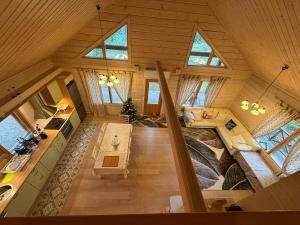 Χώρος καθιστικού στο Whispering Pines