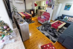 Χώρος καθιστικού στο Guest House Lejla