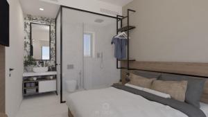 Ένα ή περισσότερα κρεβάτια σε δωμάτιο στο Carob Luxury Villas +22 φωτογραφίες