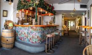 Ο χώρος του lounge ή του μπαρ στο Hotel Hoogland Zandvoort aan Zee