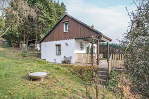 Κήπος έξω από το Kleines Ferienhaus Kirschallee