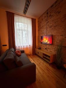 Χώρος καθιστικού στο Urban Loft Studio 33