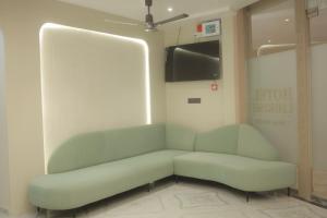 Χώρος καθιστικού στο Hotel The Librish