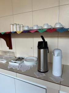 Köök või kööginurk majutusasutuses Suíte central Pousada