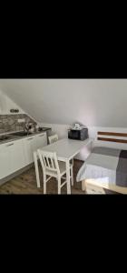 Køkken eller tekøkken på Apt Lublana