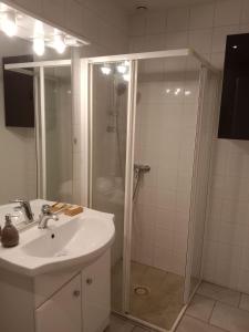 Koupelna v ubytování La p'tite maison