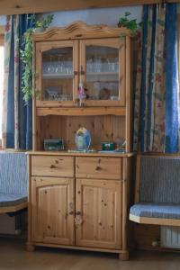 Nhà bếp/bếp nhỏ tại Gästehaus Tinkl