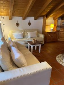 Χώρος καθιστικού στο Ferienwohnungen Haid