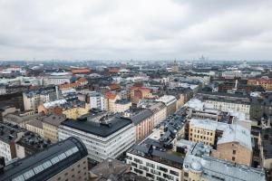 Γενική άποψη της πόλης Ελσίνκι ή θέα της πόλης από  αυτό το διαμέρισμα