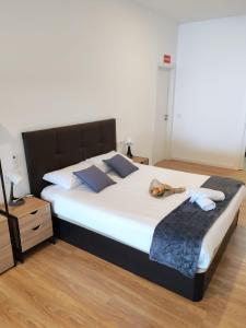 Ένα ή περισσότερα κρεβάτια σε δωμάτιο στο Seahorse Apartment