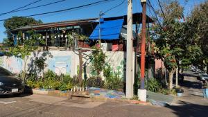 Budova, kde se hostel nachází