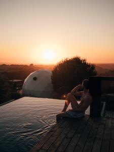 Amanecer o atardecer desde the country house o alrededores