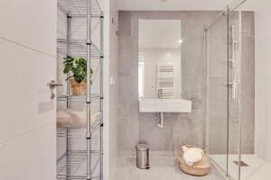 Et badeværelse på Main Street Deluxe