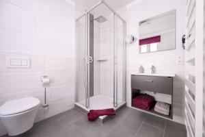 Phòng tắm tại Stadtapartments Greifswald +61 ảnh