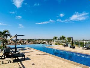 Super Loft 4 في ساو جوزيه دو ريو بريتو: حمام سباحة مع إطلالة على المدينة +14 صورة