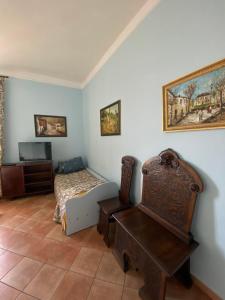 Χώρος καθιστικού στο B&b la stufa