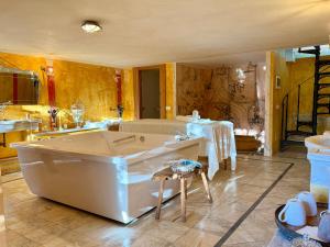 Koupelna v ubytování Pavillon Torre Del Falco