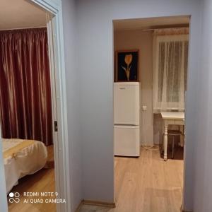 Ένα ή περισσότερα κρεβάτια σε δωμάτιο στο Vienības 28