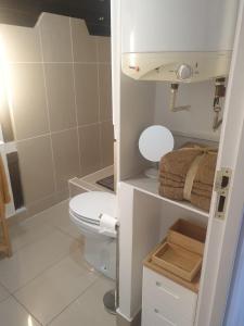 Koupelna v ubytování Apartamento tilos