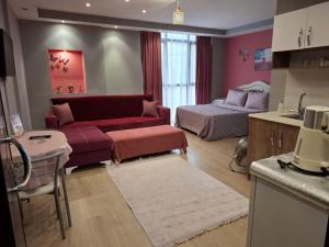 Postel nebo postele na pokoji v ubytování Samlife Apart