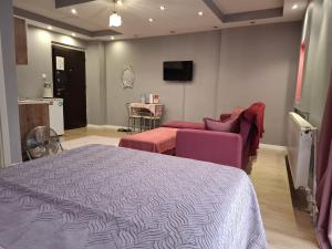 TV a/nebo společenská místnost v ubytování Samlife Apart + 88 fotografií