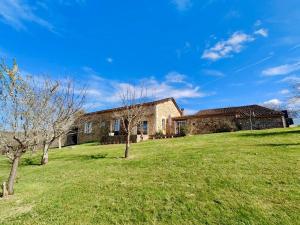 Bygningen som feriehuset ligger i