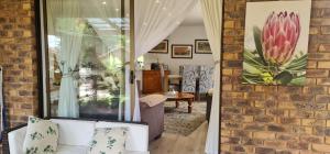 Χώρος καθιστικού στο Waybury Cottage - a cozy home from home !