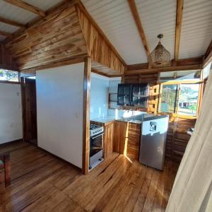 Nhà bếp/bếp nhỏ tại Cabanas Bella Vista