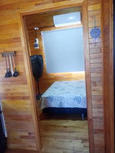 Postel nebo postele na pokoji v ubytování Cabañita Los Teros