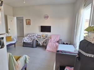 TV a/nebo společenská místnost v ubytování Sozer Apt