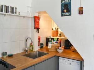 Η κουζίνα ή μικρή κουζίνα στο Flock Cottage +11 φωτογραφίες