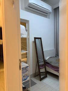 Postel nebo postele na pokoji v ubytování منتزه كشيشه الرحمانية + 20 fotografií