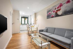 Posezení v ubytování Apartamentos Marta