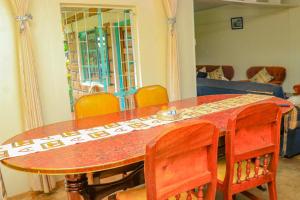 Χώρος καθιστικού στο Nancy's Farm House