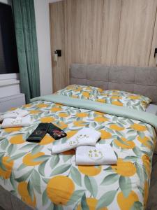 Postel nebo postele na pokoji v ubytování Apartman NIT Banja Koviljača