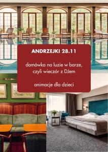 uma colagem de fotografias de um quarto de hotel com uma cama em Hotel Konradówka Wellness & SPA - 300 metrów do centrum em Karpacz