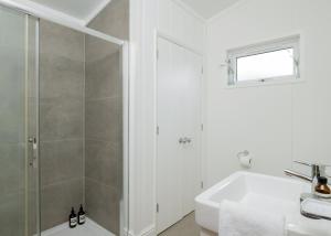 Ένα μπάνιο στο Aspen Lodge Escape