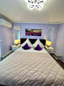 Una cama o camas en una habitación de Charming apartment with Garden, Free Parking near Basel, Airport, Ger'many, France,