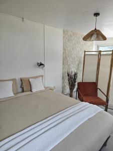 Postel nebo postele na pokoji v ubytování L'Etape du Bonheur + 11 fotografií