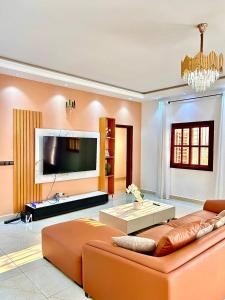 Μια τηλεόραση ή/και κέντρο ψυχαγωγίας στο Residence Nicole