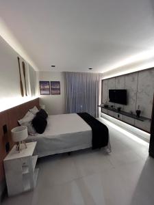 Voodi või voodid majutusasutuse Flat Intermares toas