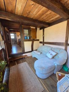 Χώρος καθιστικού στο Gîte de charme Alsacien près de Colmar