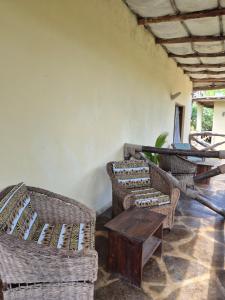 Posezení v ubytování Evara House