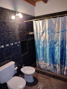 Koupelna v ubytování Rucalaf