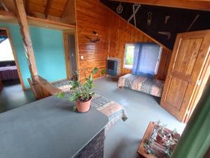 Postel nebo postele na pokoji v ubytování Rucalaf