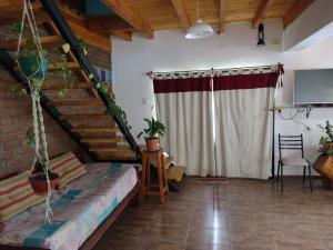 TV a/nebo společenská místnost v ubytování Rucalaf