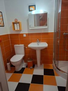 Vannituba majutusasutuses Maisonnette Rétro Loc +20 fotot