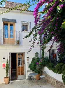 Bygningen som feriehuset ligger i